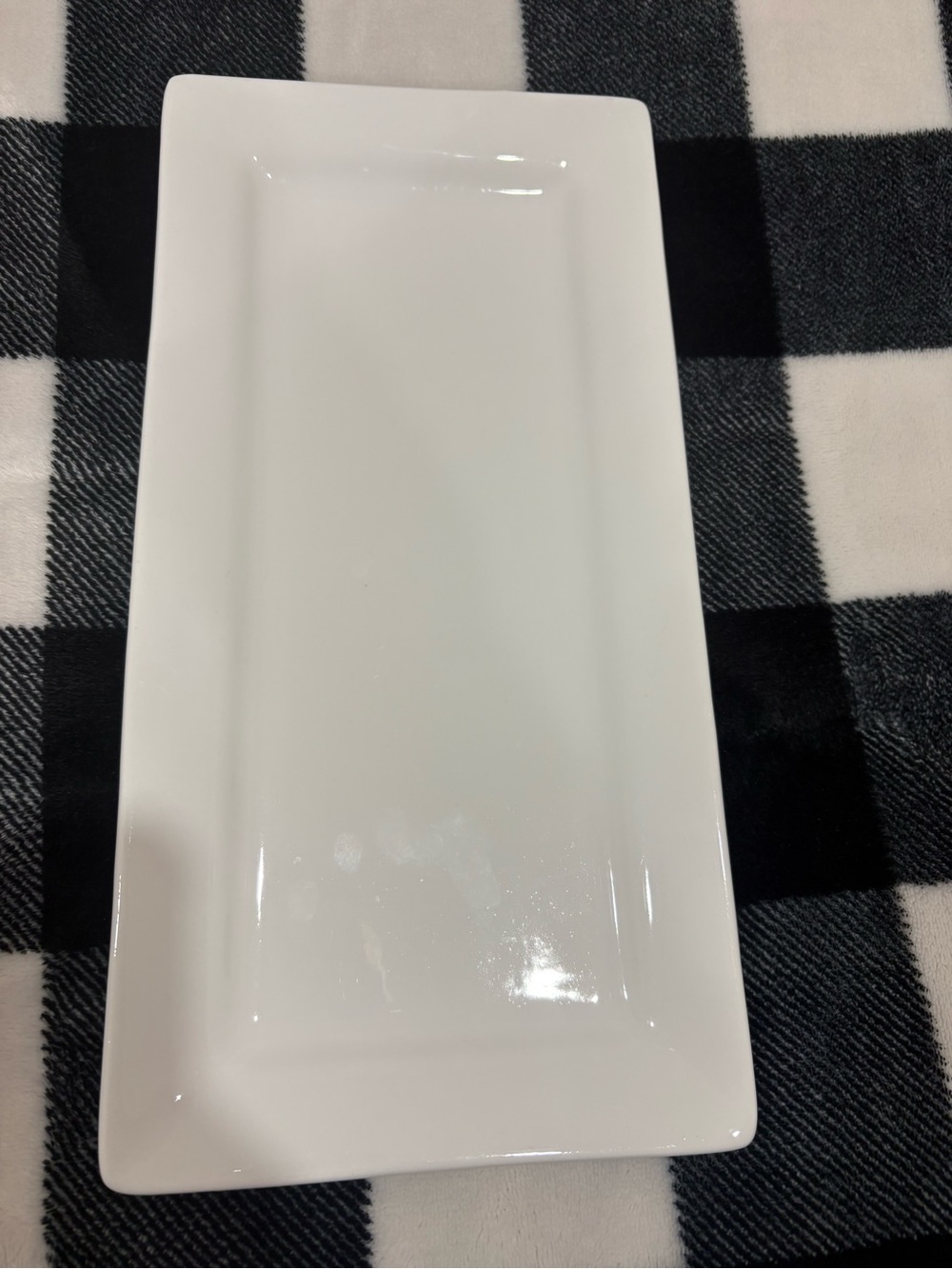 Pier1 White Rectangular Serving Platter - Classic Home Dining, perfect condition - Picture 4 of 4